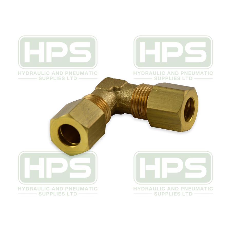 4mm OD Brass Equal Elbow