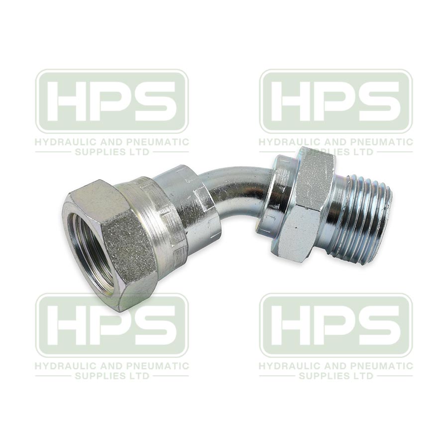 1/4&quot; BSP Male x Female Swept 45 Elbow