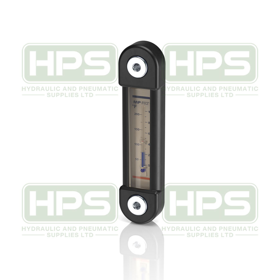 Visual Oil & Temp Level Gauge 254mm Fixing Length M12