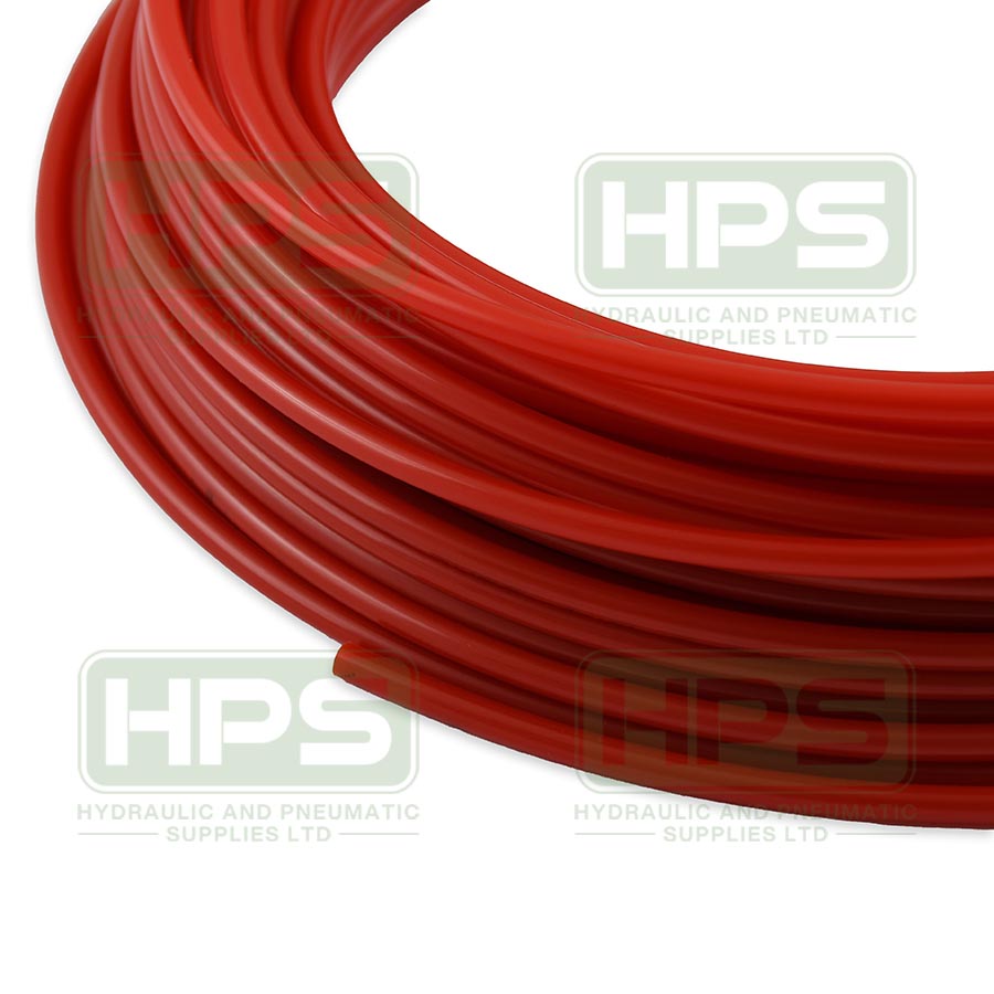 10mm OD x 7mm ID Red Nylon 30M