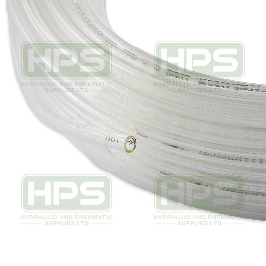 6mm OD x 4mm ID Clear Poly 25M