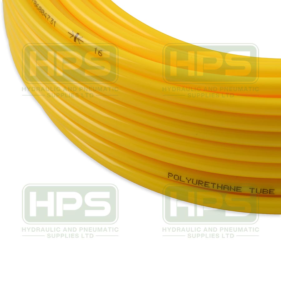 4mm OD x 2.5mm ID Yellow Poly 25M