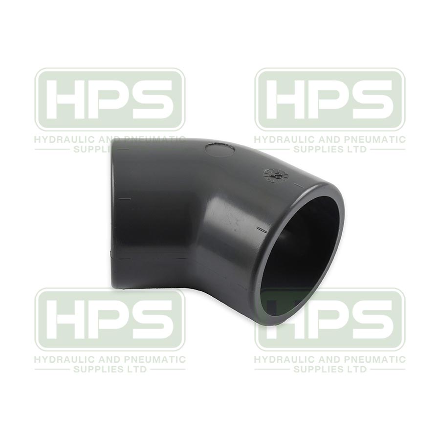 1/2&quot; PVC 45deg Plain Elbow