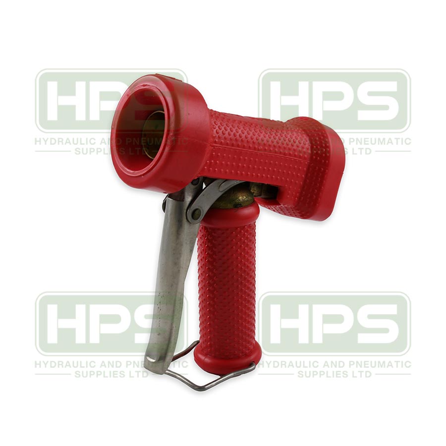 HEAVY DUTY BRASS RED PVC WATER GUN