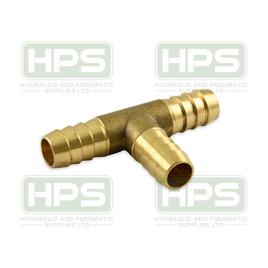 13mm ID Brass Equal Hosetail Tee