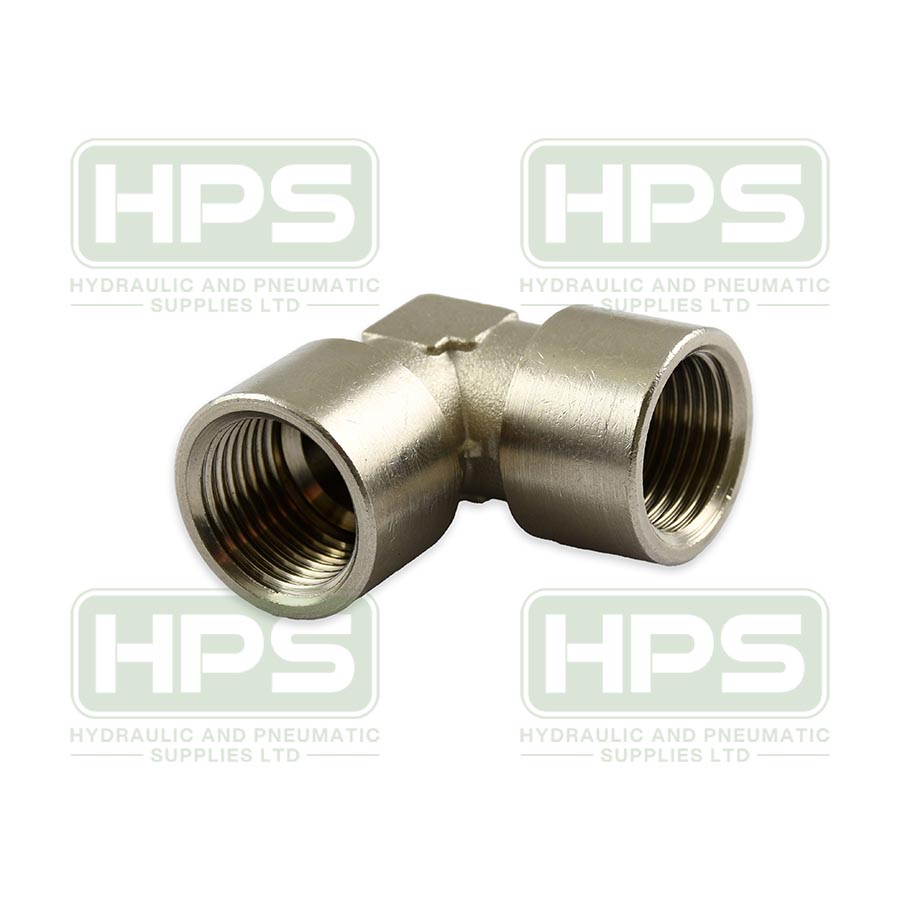 1/8&quot; BSPP Nickel Plated Brass Elbow